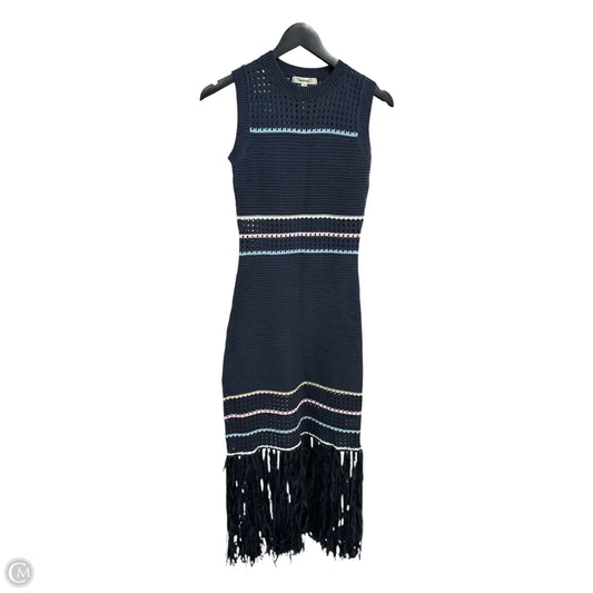 Dress Casual Midi By Clothes Mentor In Blue, Size: S