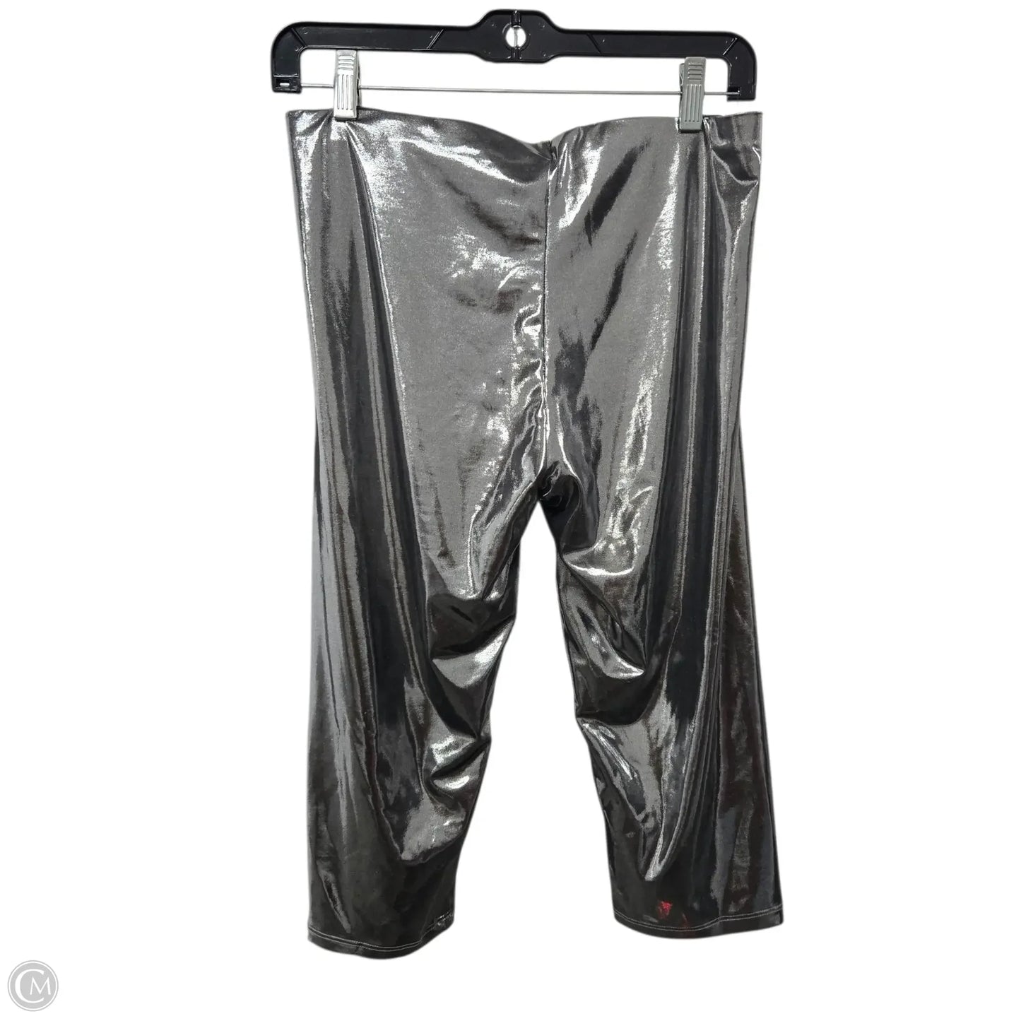 Capris By Nakedwardrobe In Silver, Size: L