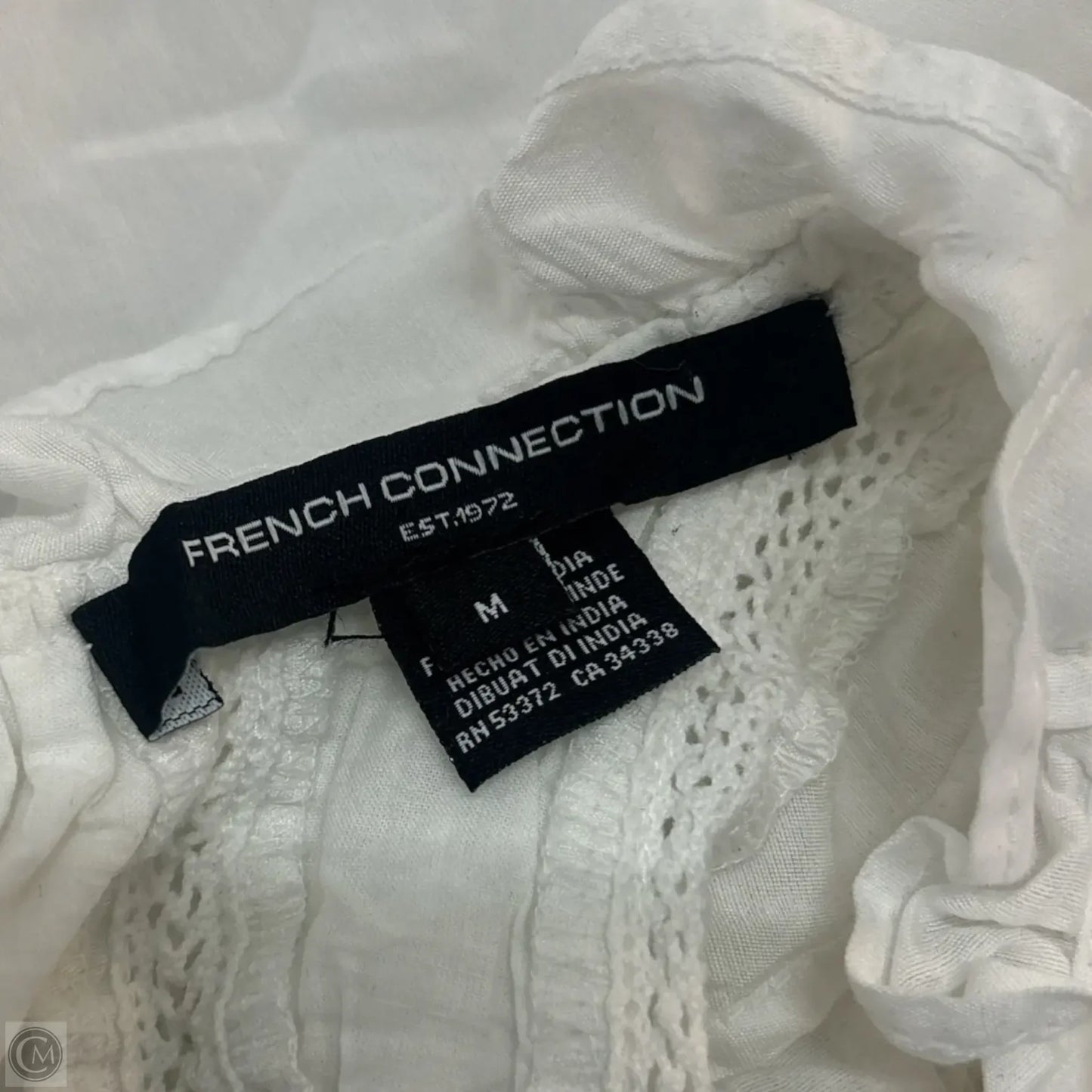 Dress Casual Midi By French Connection In White, Size: M