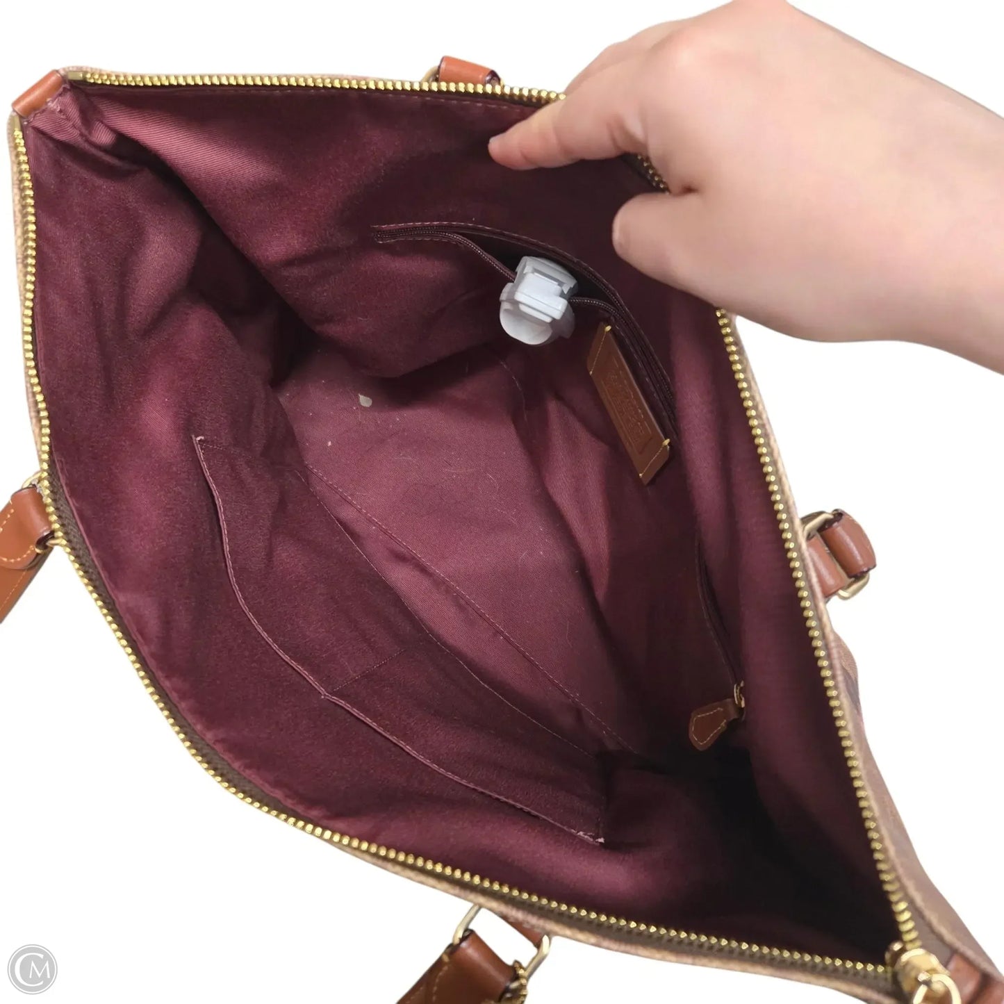 Handbag Designer By Coach, Size: Large