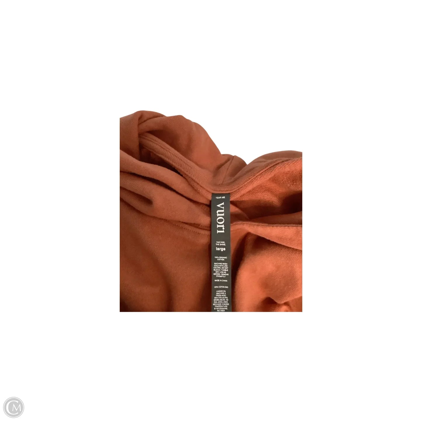 Top Long Sleeve Basic By Vuori In Orange, Size: L