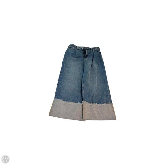 Jeans Wide Leg By Banana Republic In Blue, Size: 12