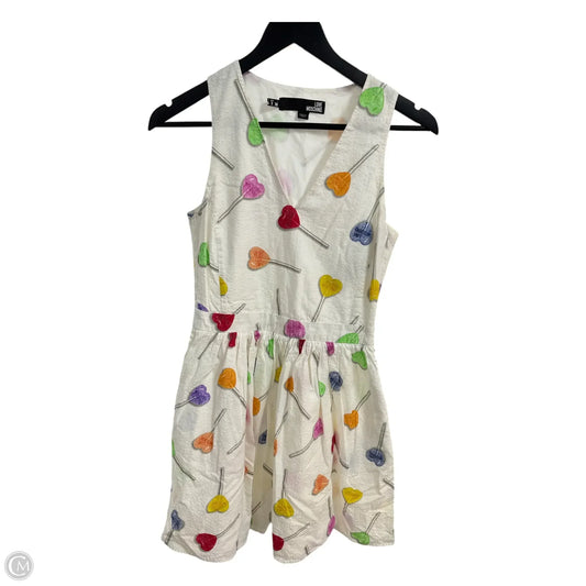 Dress Casual Midi By Love Moschino In Multi-colored, Size: 2