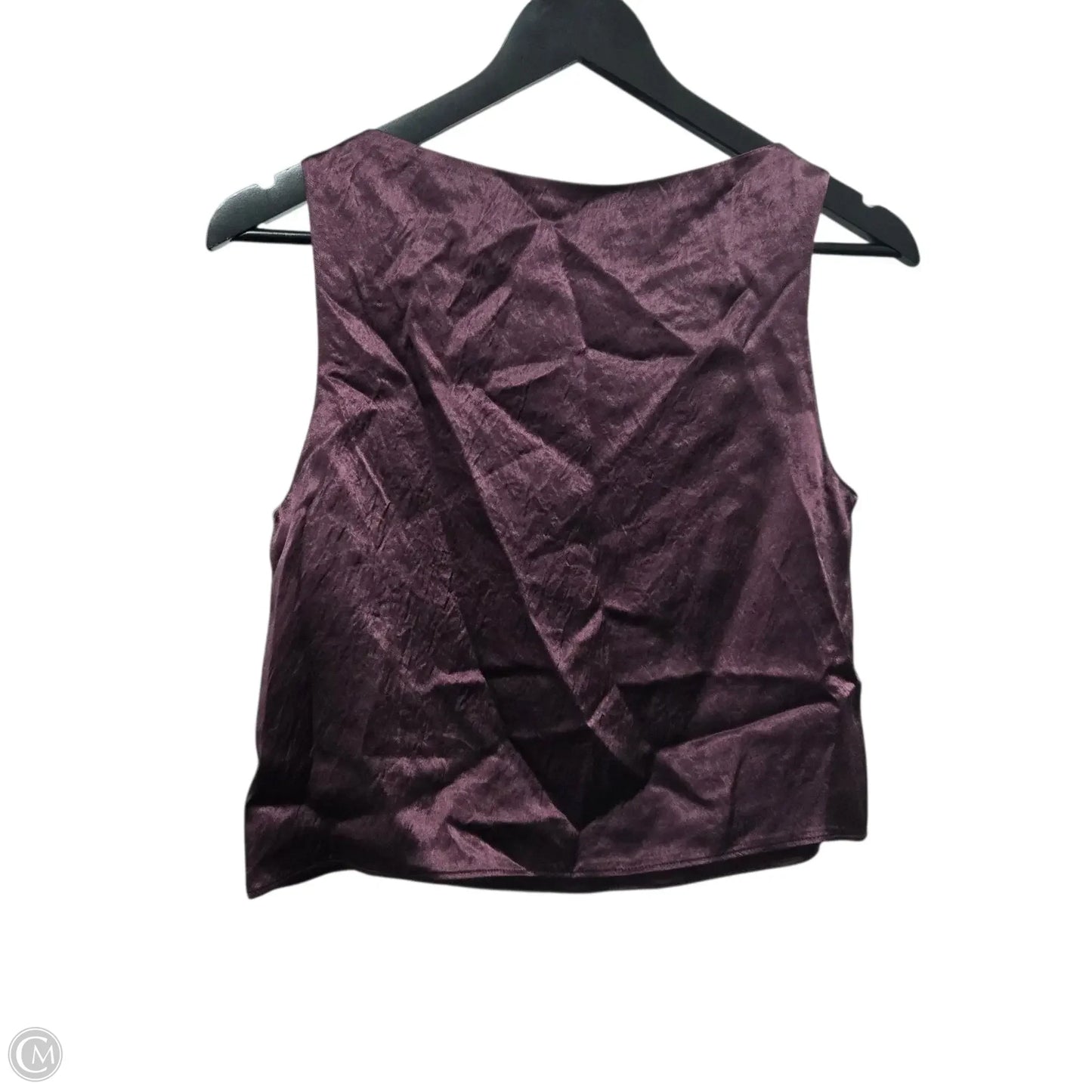 Top Sleeveless Basic By Babaton In Maroon, Size: Xs