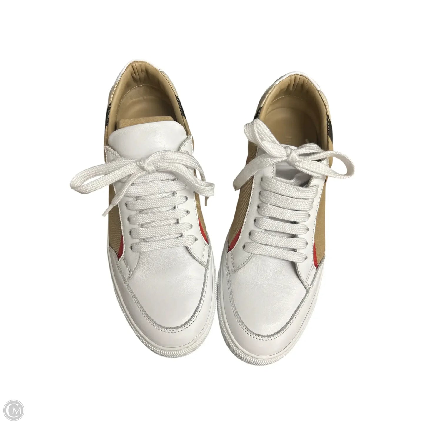 Shoes Luxury Designer By Burberry In Plaid Pattern