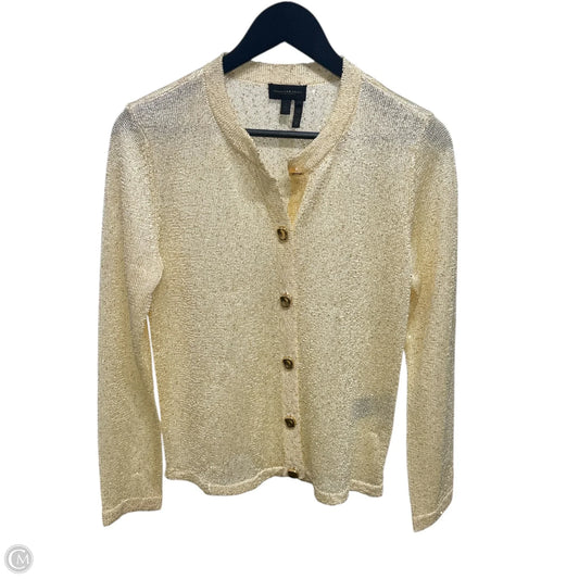 Cardigan By Donna Karan In Gold, Size: M
