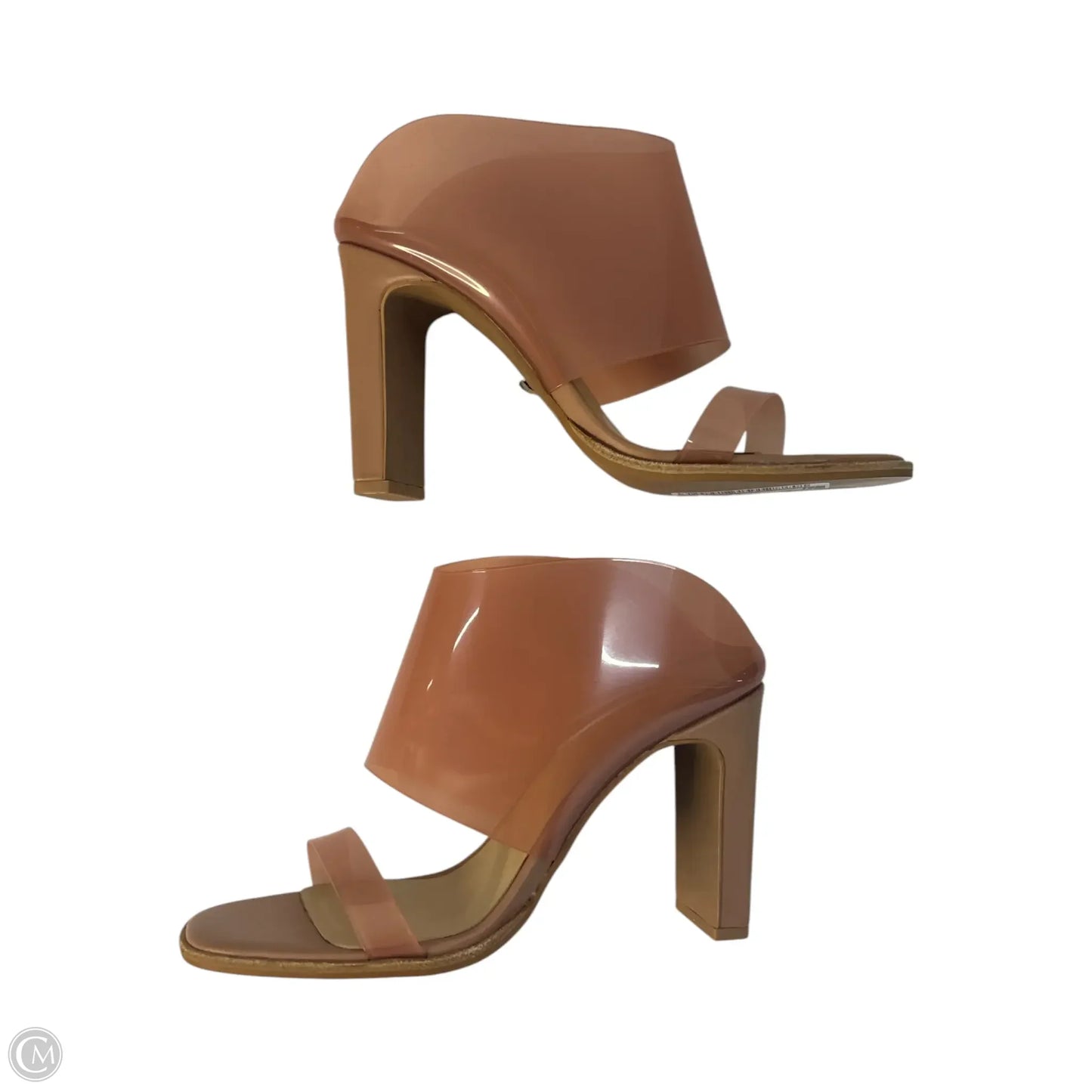 Shoes Heels Block By Clothes Mentor In Peach, Size: 8