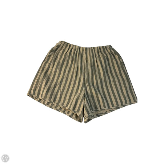 Shorts By Clothes Mentor In Green & Tan, Size: S