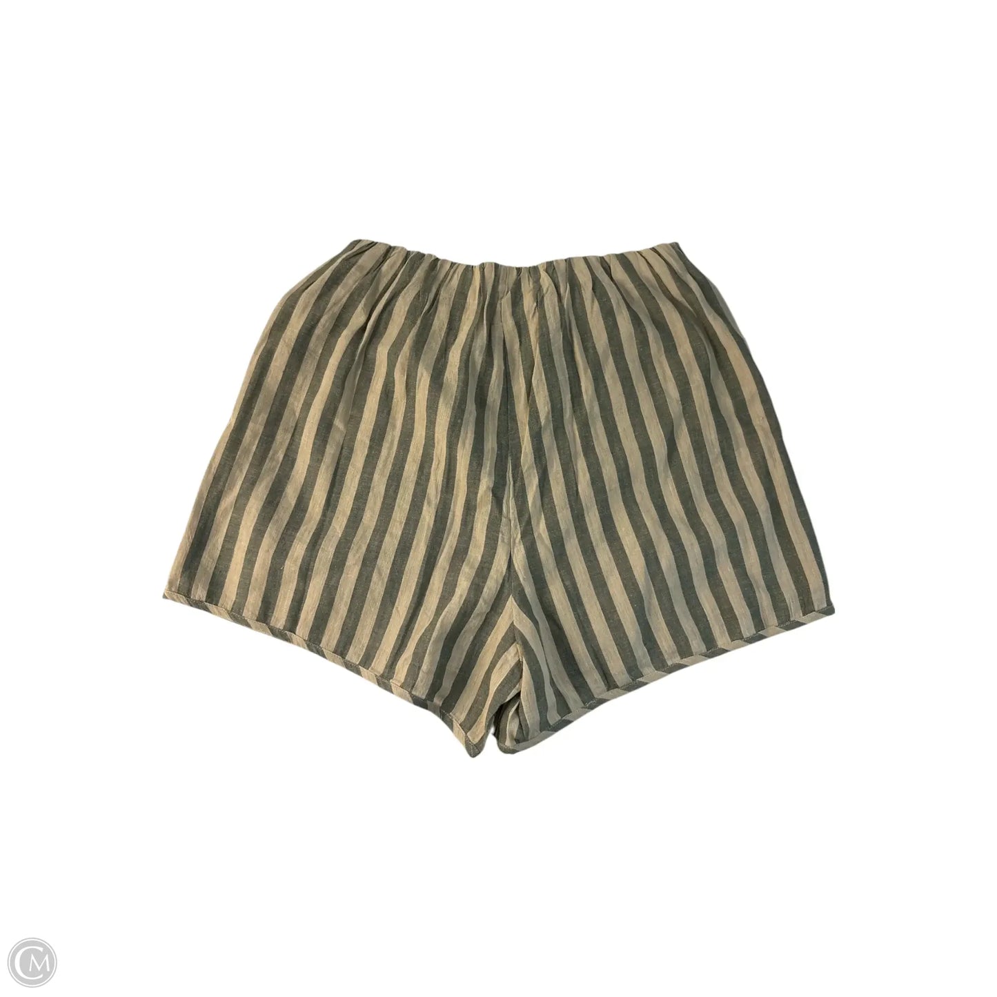 Shorts By Clothes Mentor In Green & Tan, Size: S