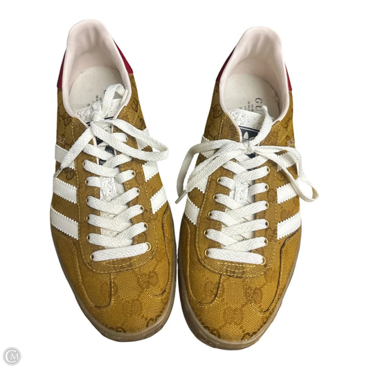Shoes Luxury Designer By Gucci In Gold