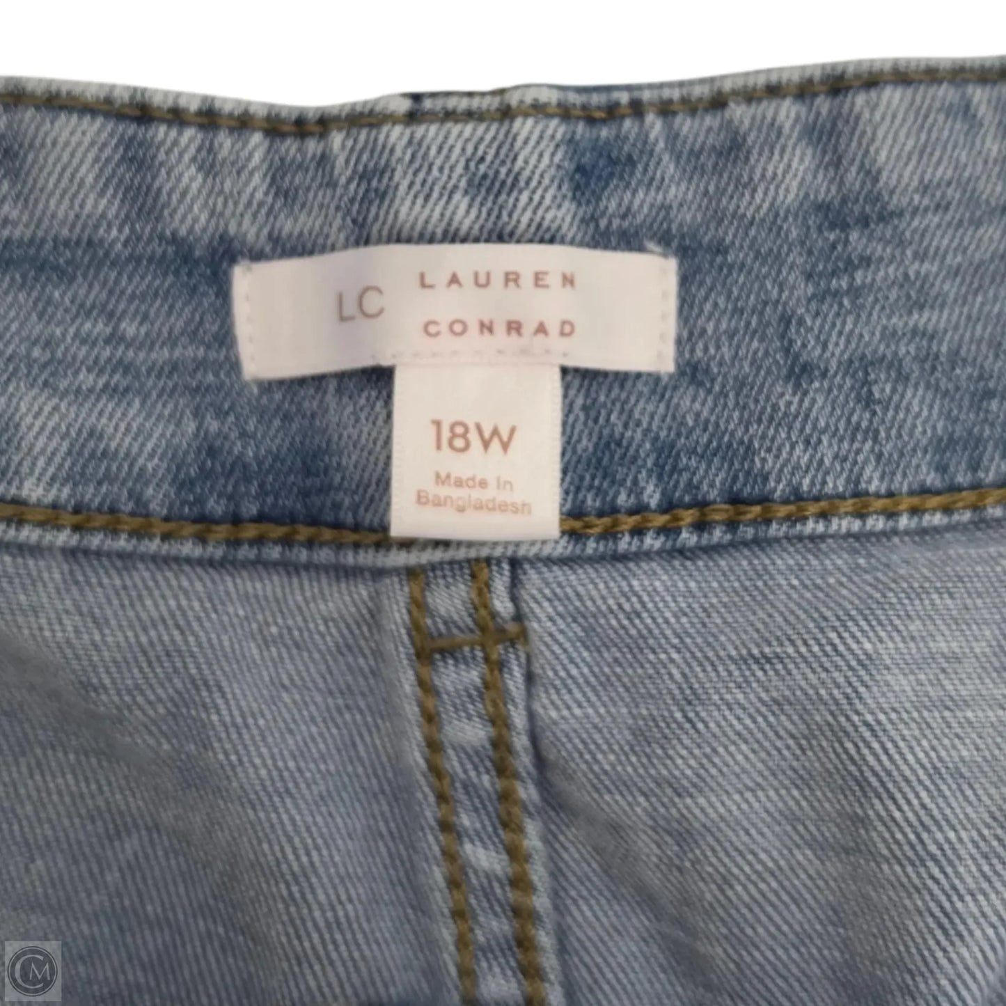 Jeans Wide Leg By Lc Lauren Conrad In Blue, Size: 18