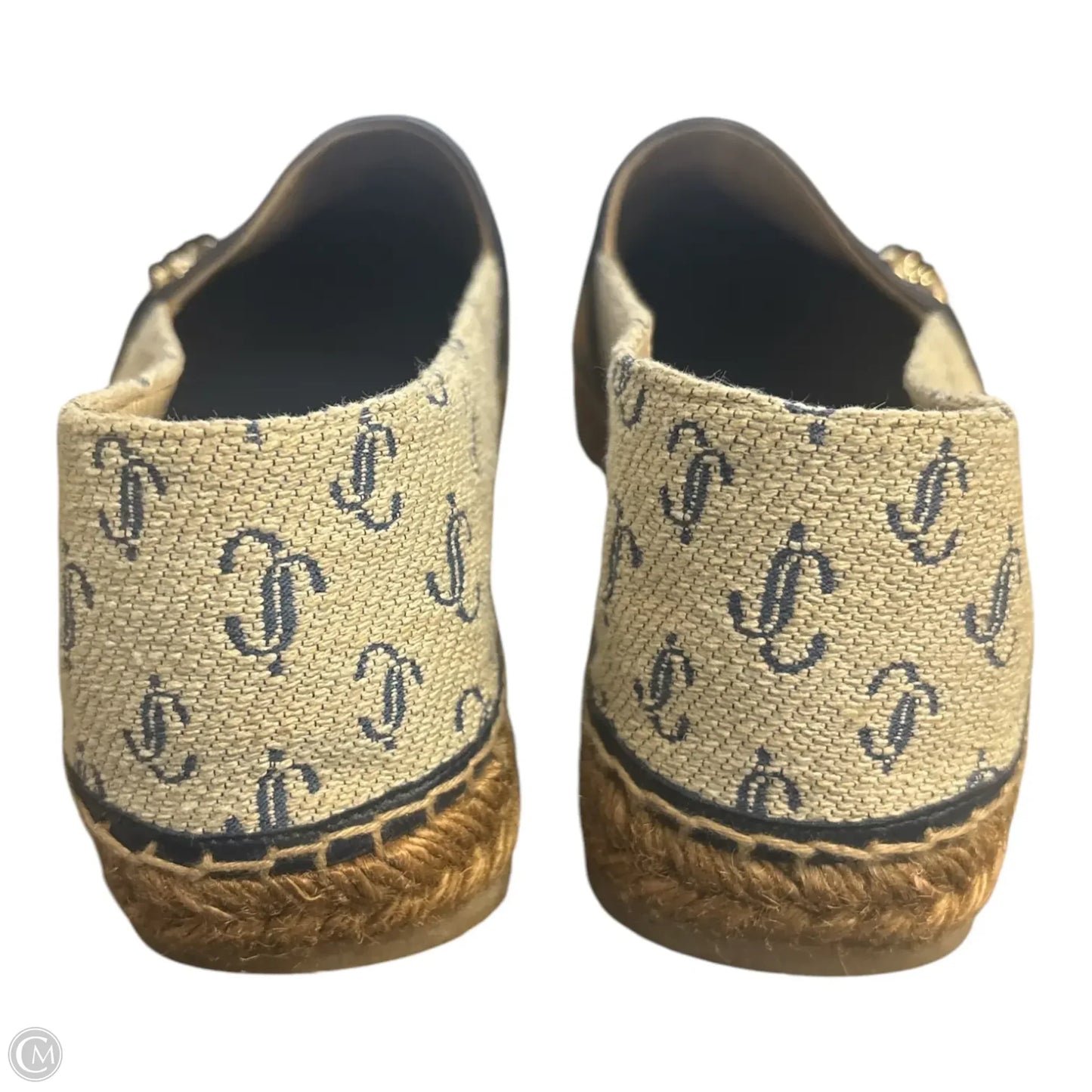 Shoes Luxury Designer By Jimmy Choo In Blue, Size: