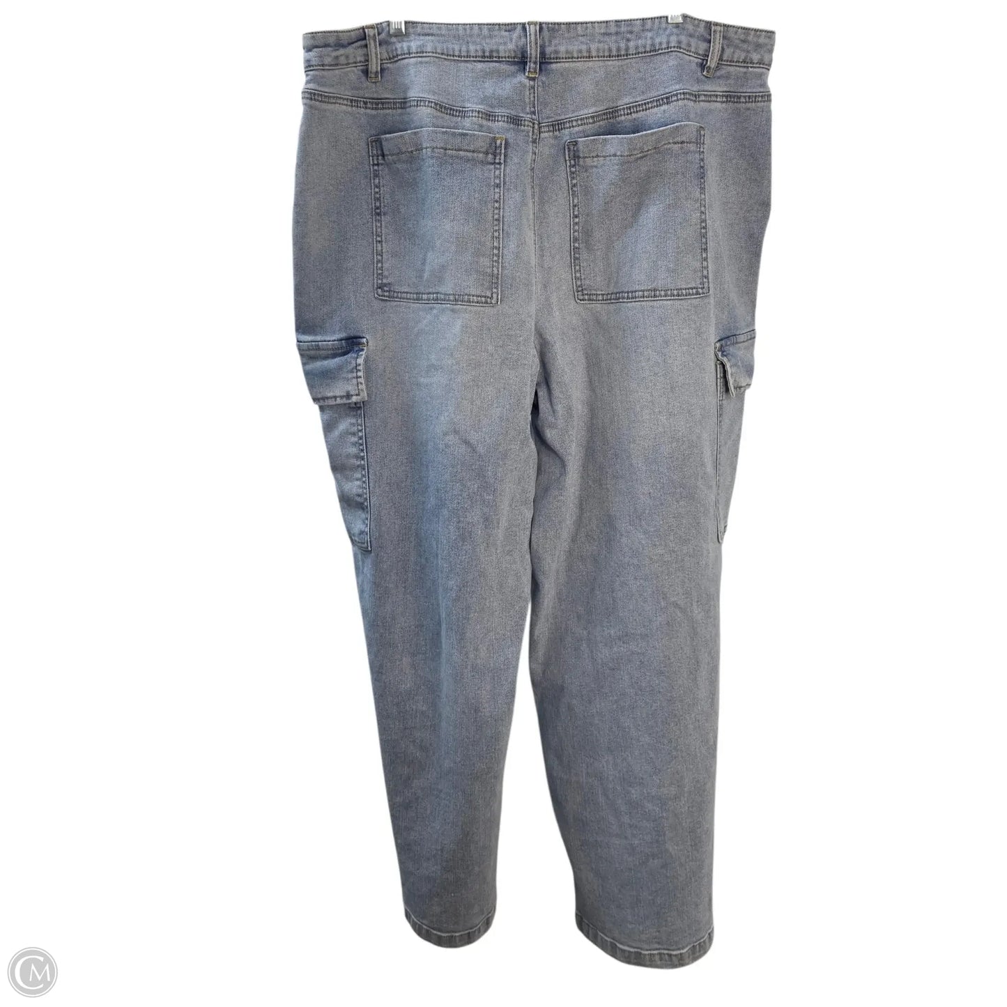 Jeans Wide Leg By Eloquii In Blue, Size: 18