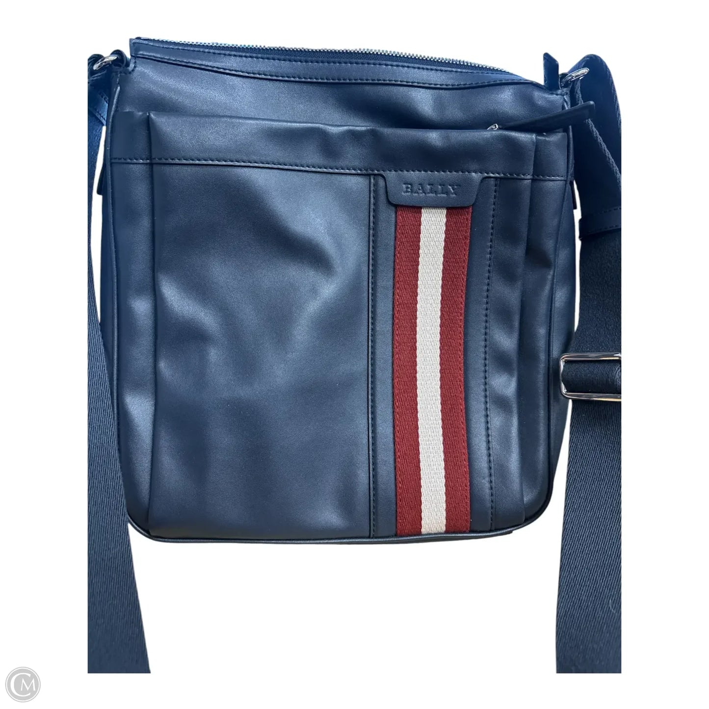 Handbag Leather By Bally, Size: Medium