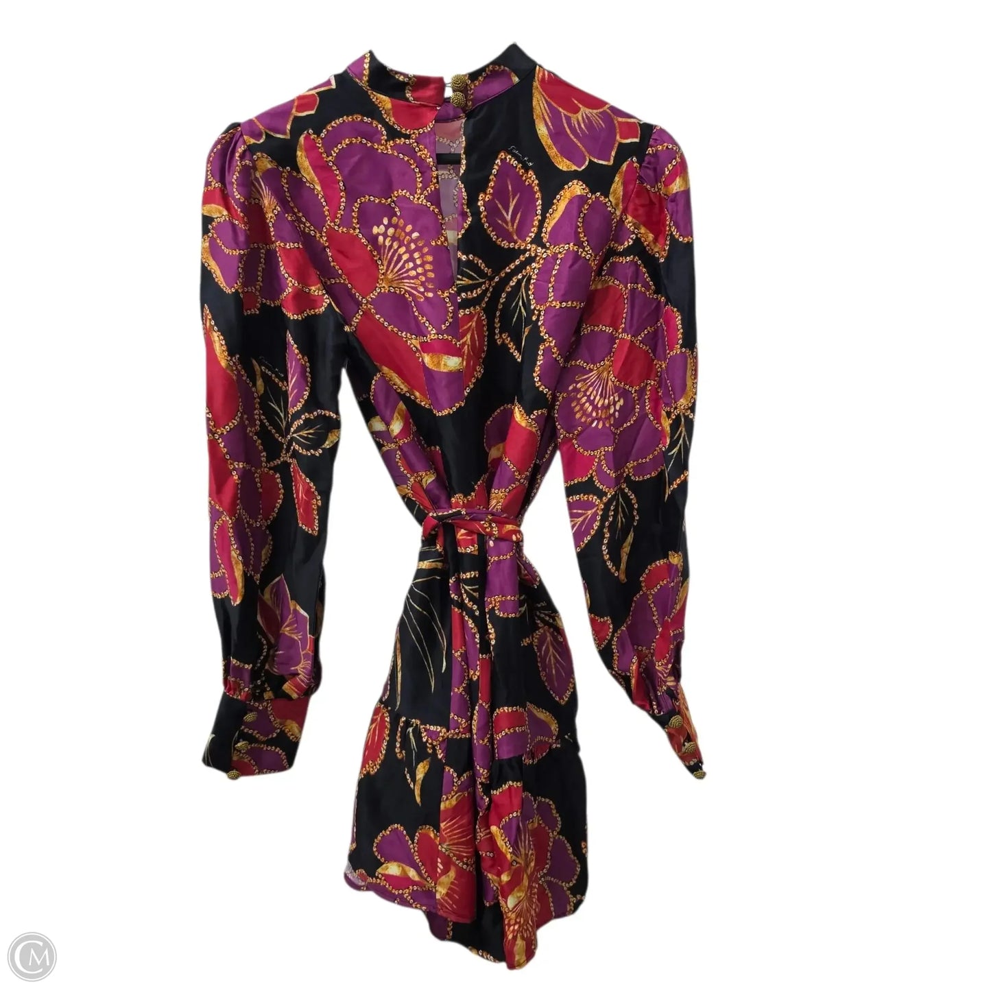 Dress Casual Midi By Farm Rio In Black & Red, Size: S
