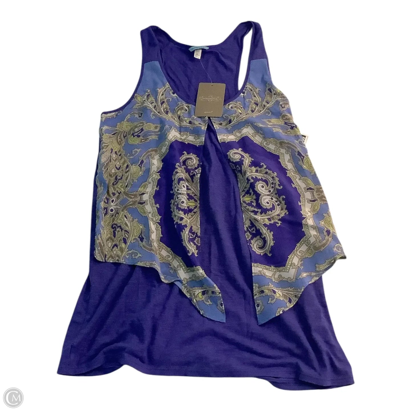 Top Sleeveless Basic By Clothes Mentor In Blue, Size: S