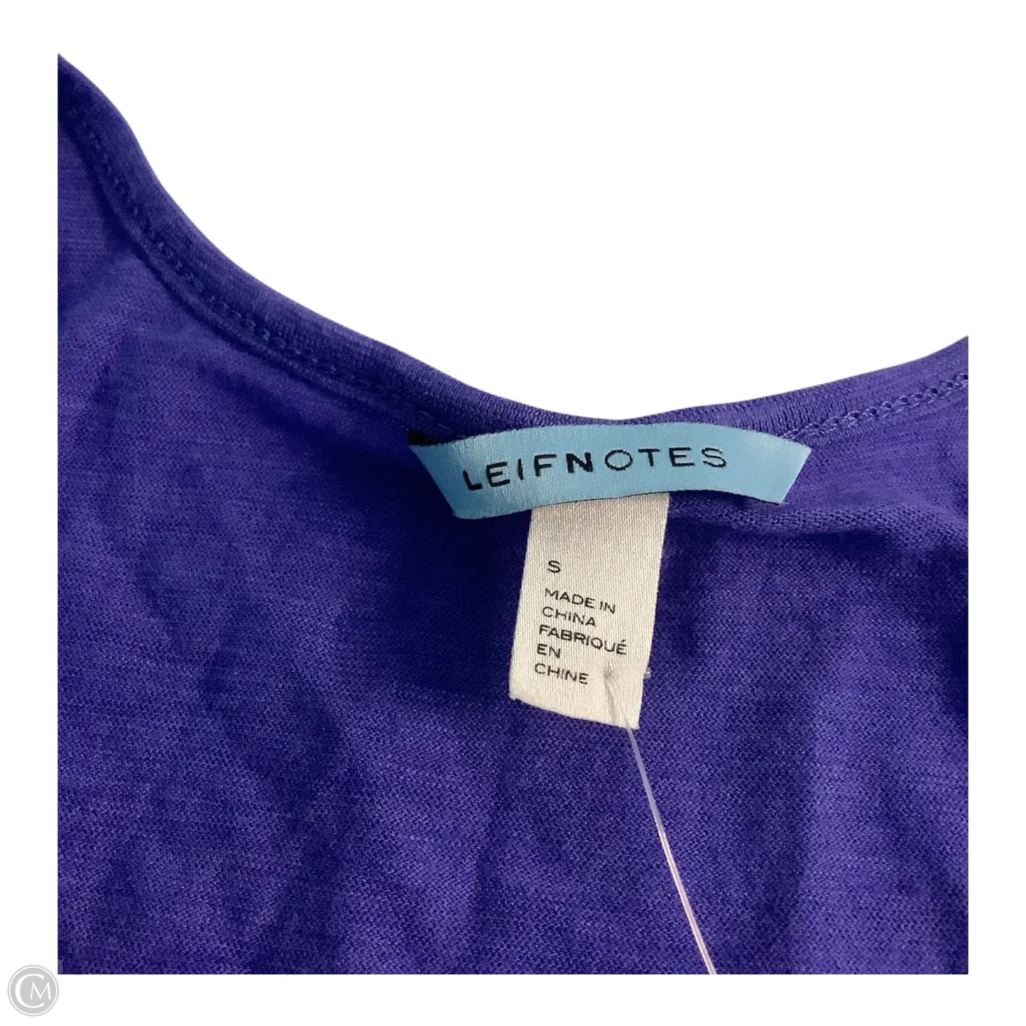 Top Sleeveless Basic By Clothes Mentor In Blue, Size: S