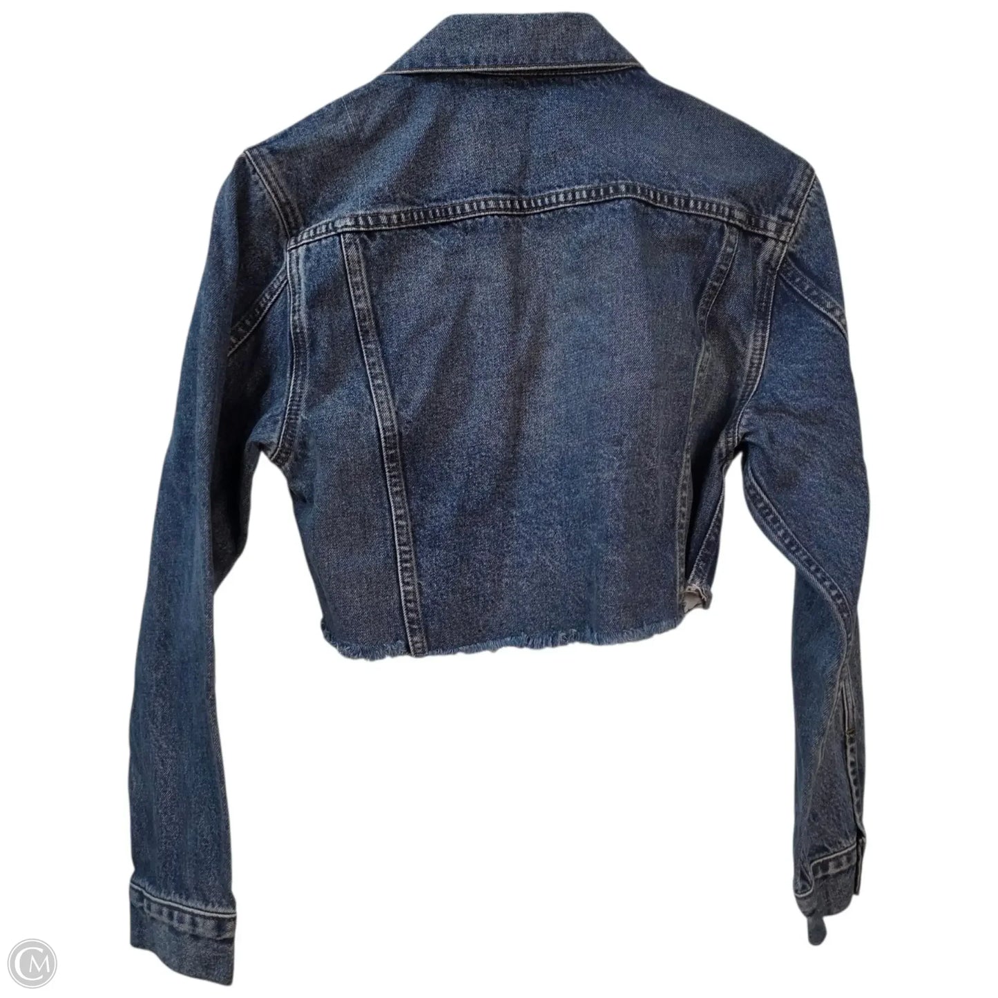 Jacket Denim By Reformation In Blue, Size: S