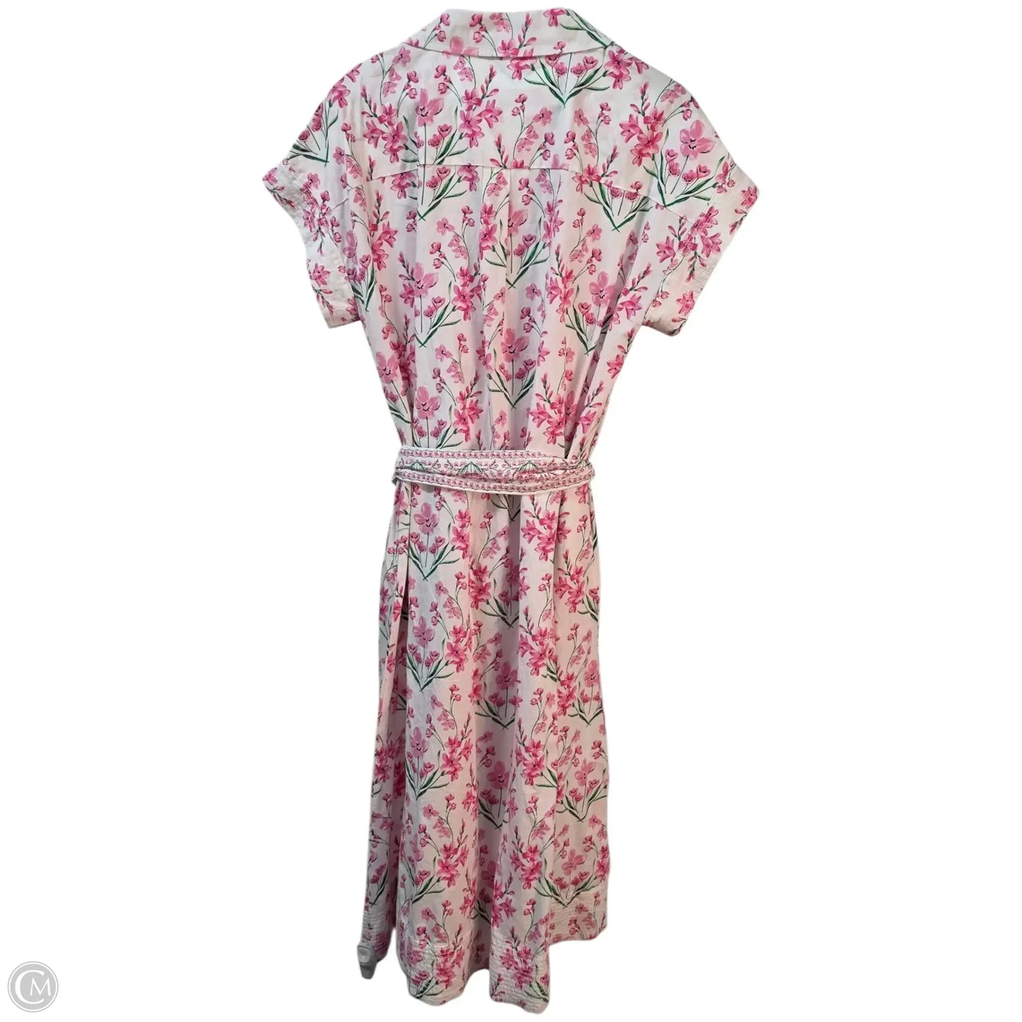 Dress Casual Maxi By Crown And Ivy In Pink & White, Size: Xlp