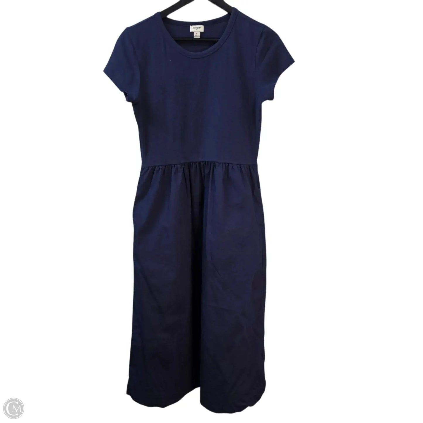 Dress Casual Midi By J. Crew In Blue, Size: S