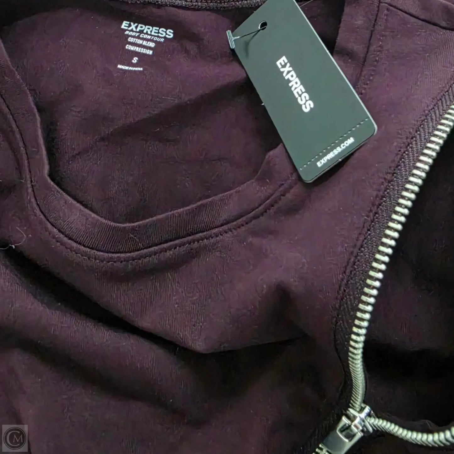 Top Long Sleeve Basic By Express In Purple, Size: S