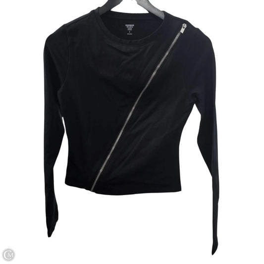 Top Long Sleeve Basic By Express In Black, Size: S