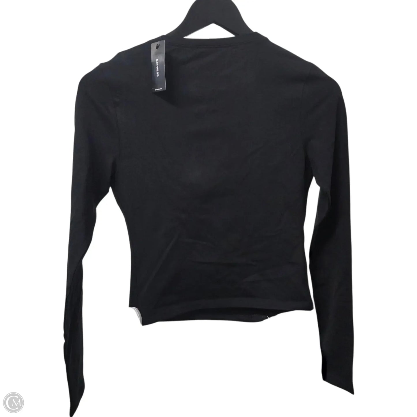 Top Long Sleeve Basic By Express In Black, Size: S