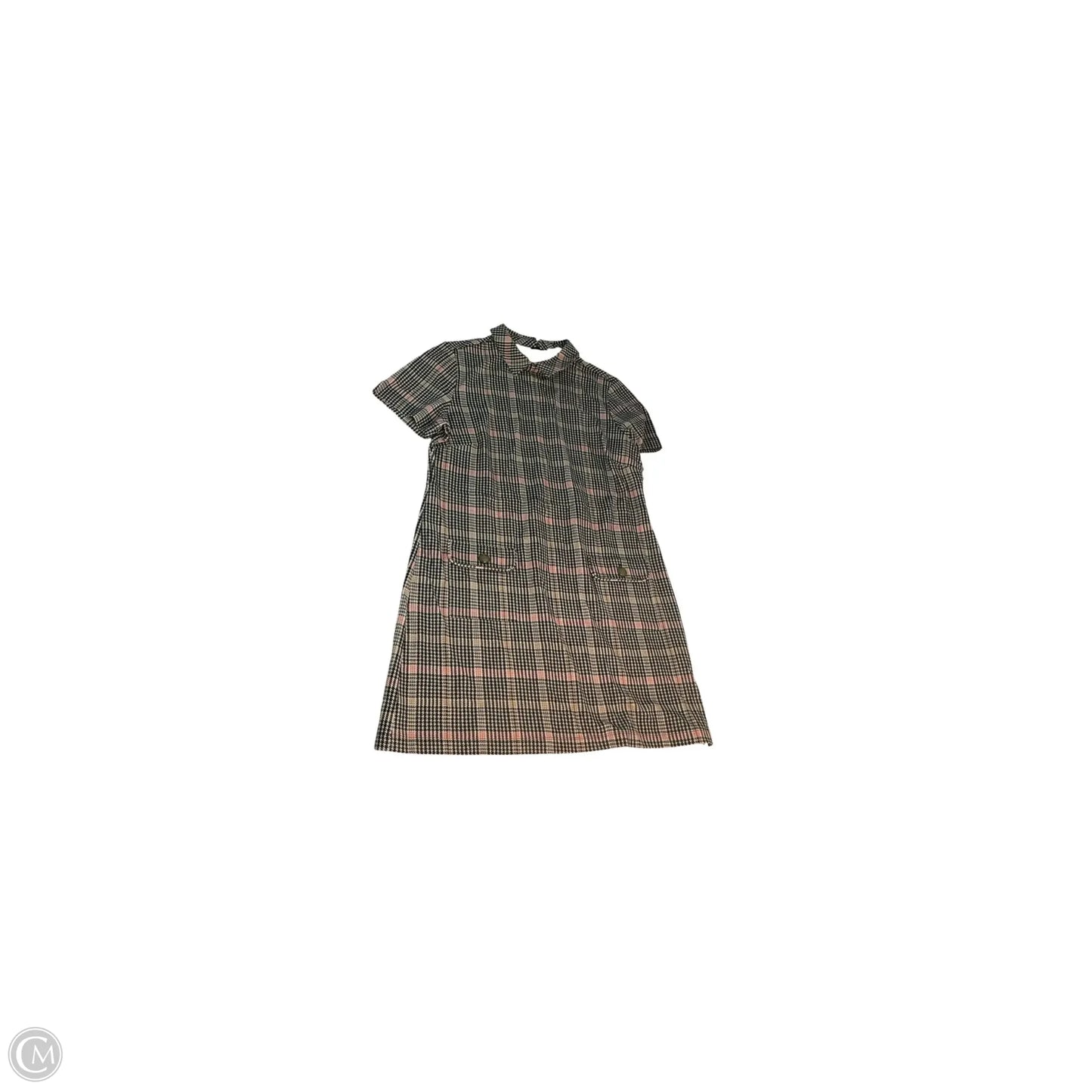 Dress Casual Midi By Loft In Plaid Pattern, Size: Lp