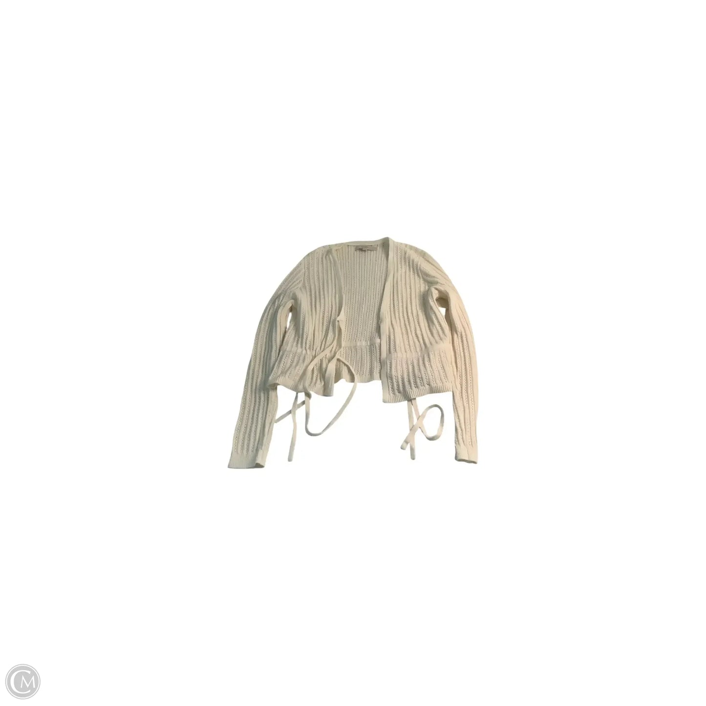 Cardigan By Loft In Cream, Size: M