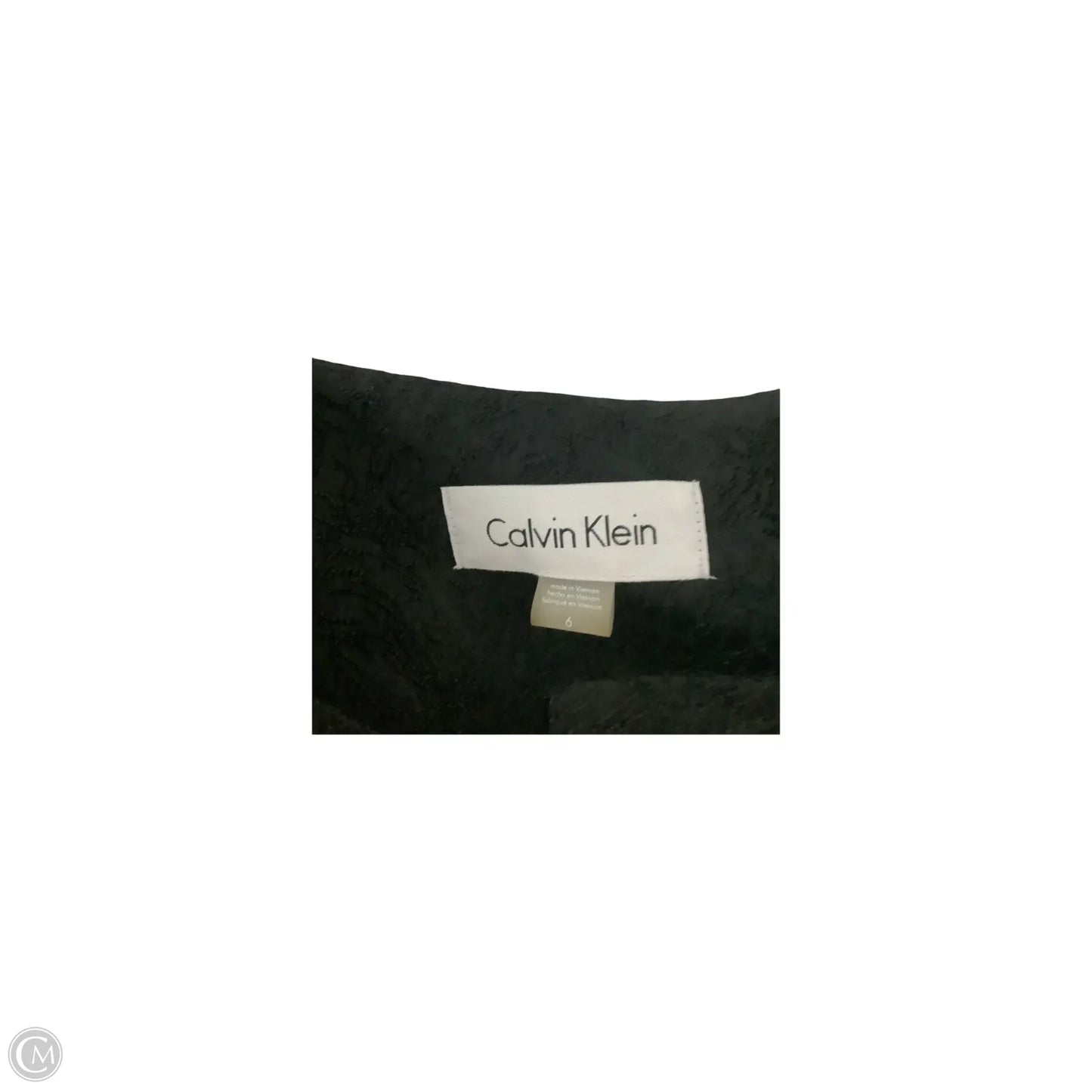 Blazer By Calvin Klein In Black, Size: 6
