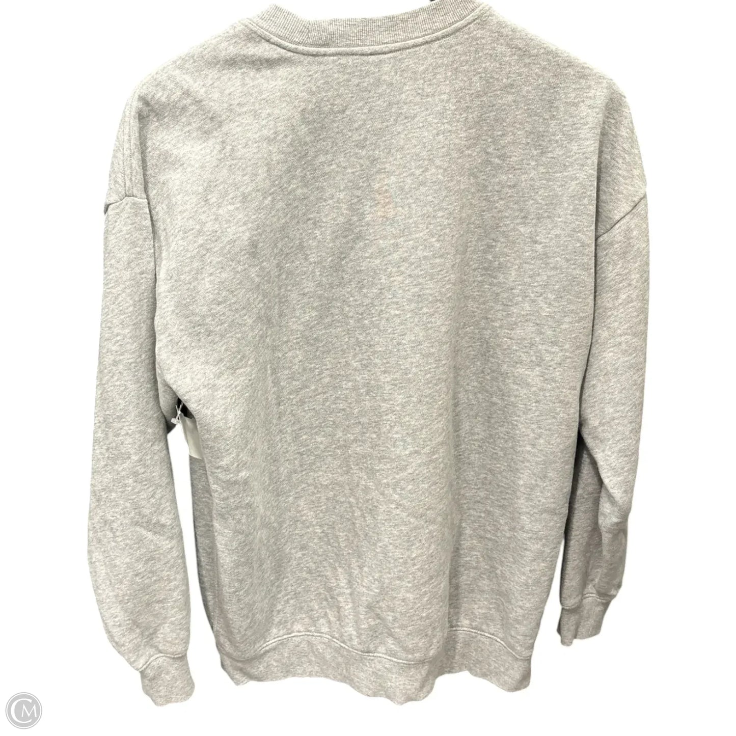 Sweatshirt Crewneck By Pink In Grey, Size: S