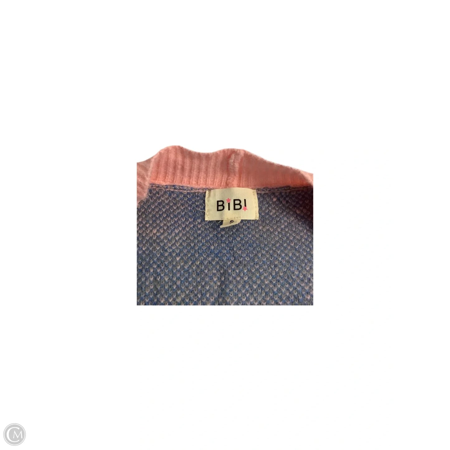 Sweater Cardigan By Bibi In Blue & Pink, Size: S