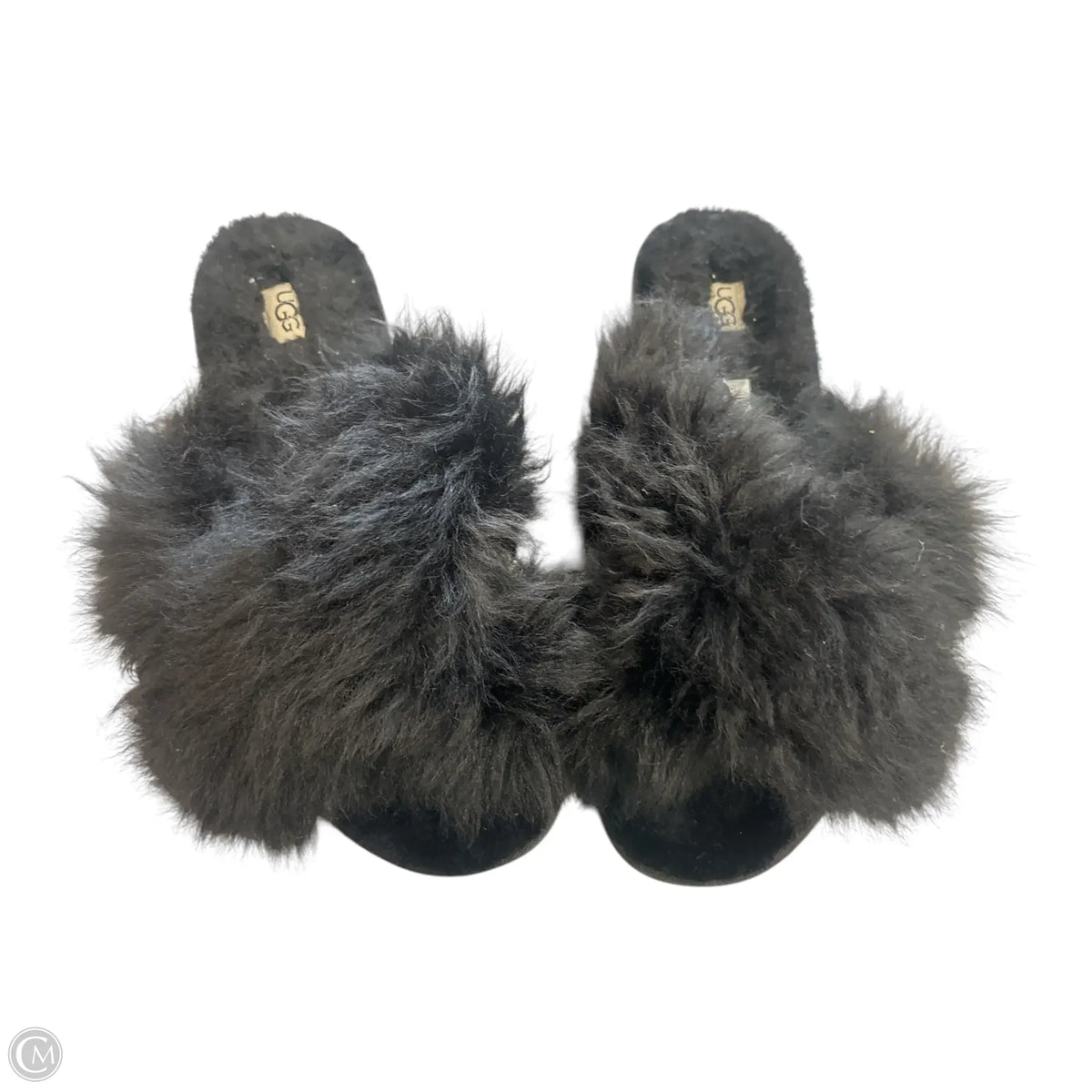 Ugg Slippers In Black, Size: 9