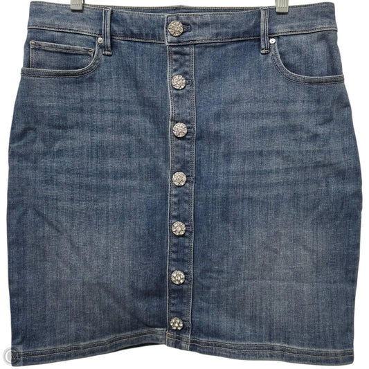 Skirt Midi By White House Black Market In Blue, Size: 10