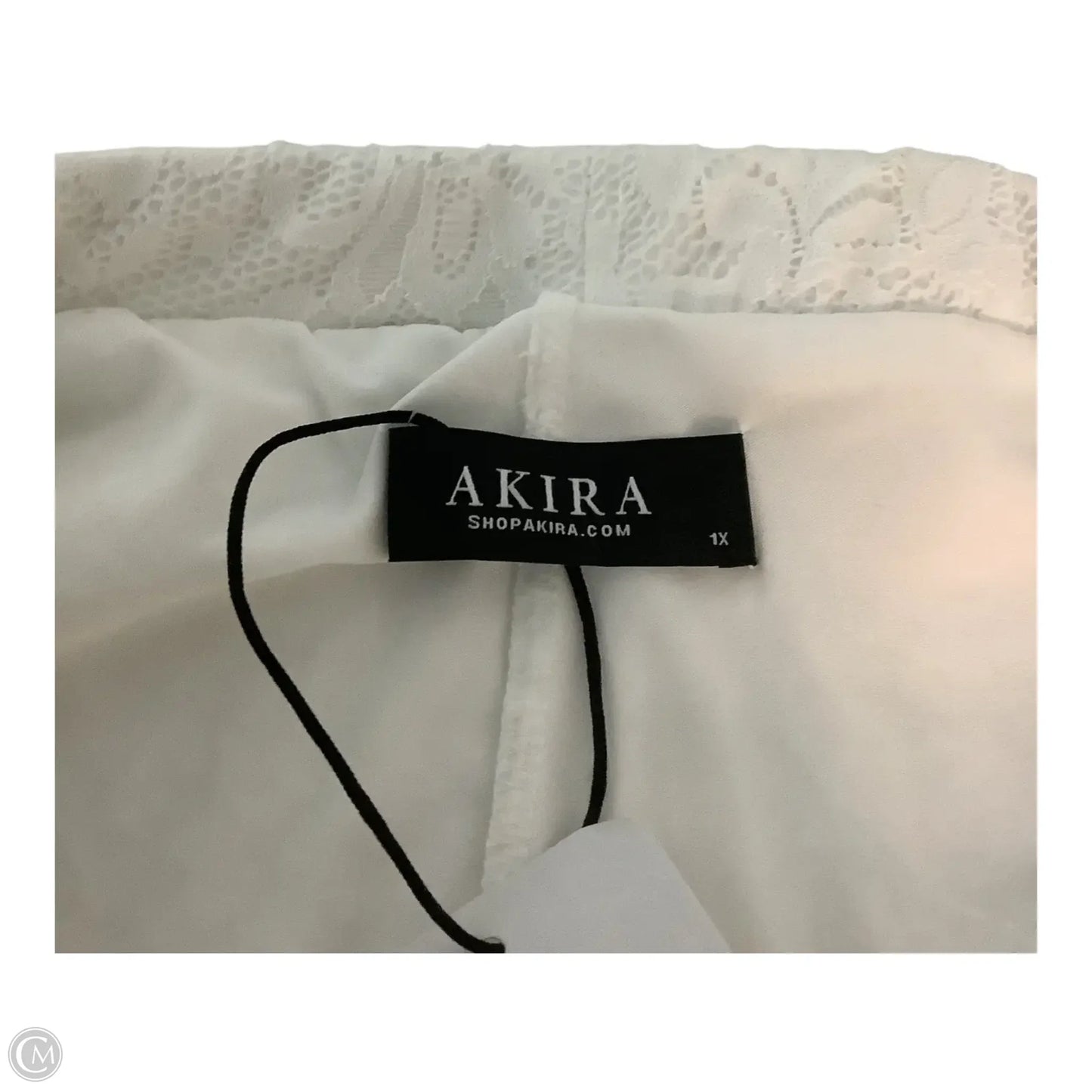Capris By Akira In White, Size: 1x