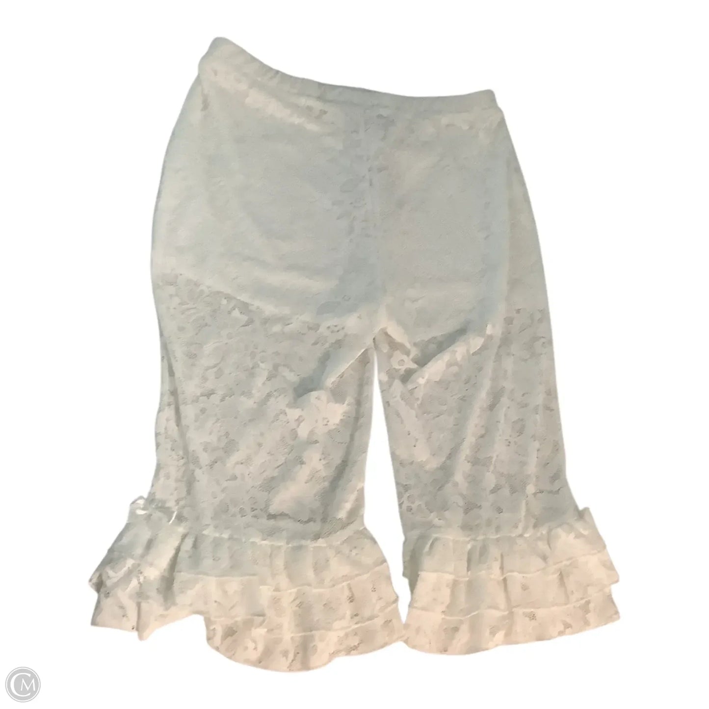 Capris By Akira In White, Size: 1x