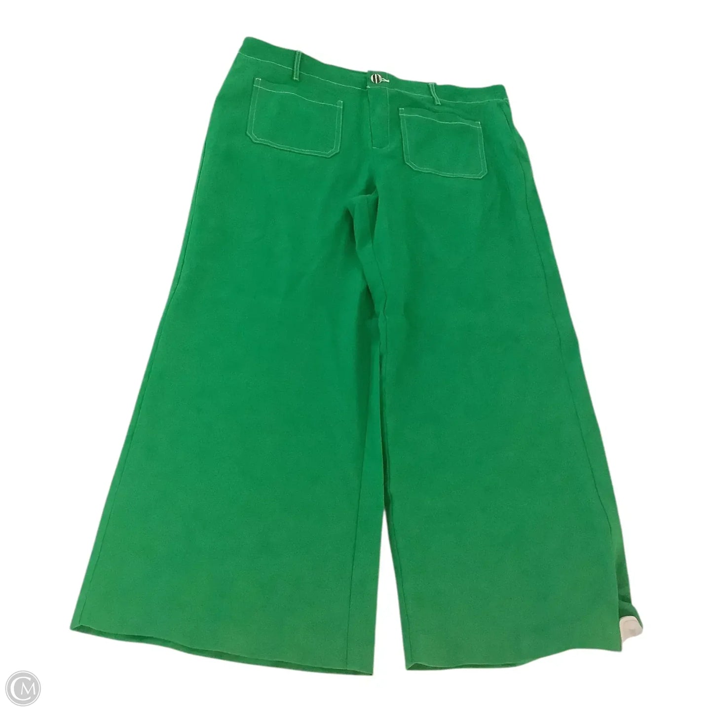 Pants Wide Leg By Jules & Leopold In Green, Size: Xl