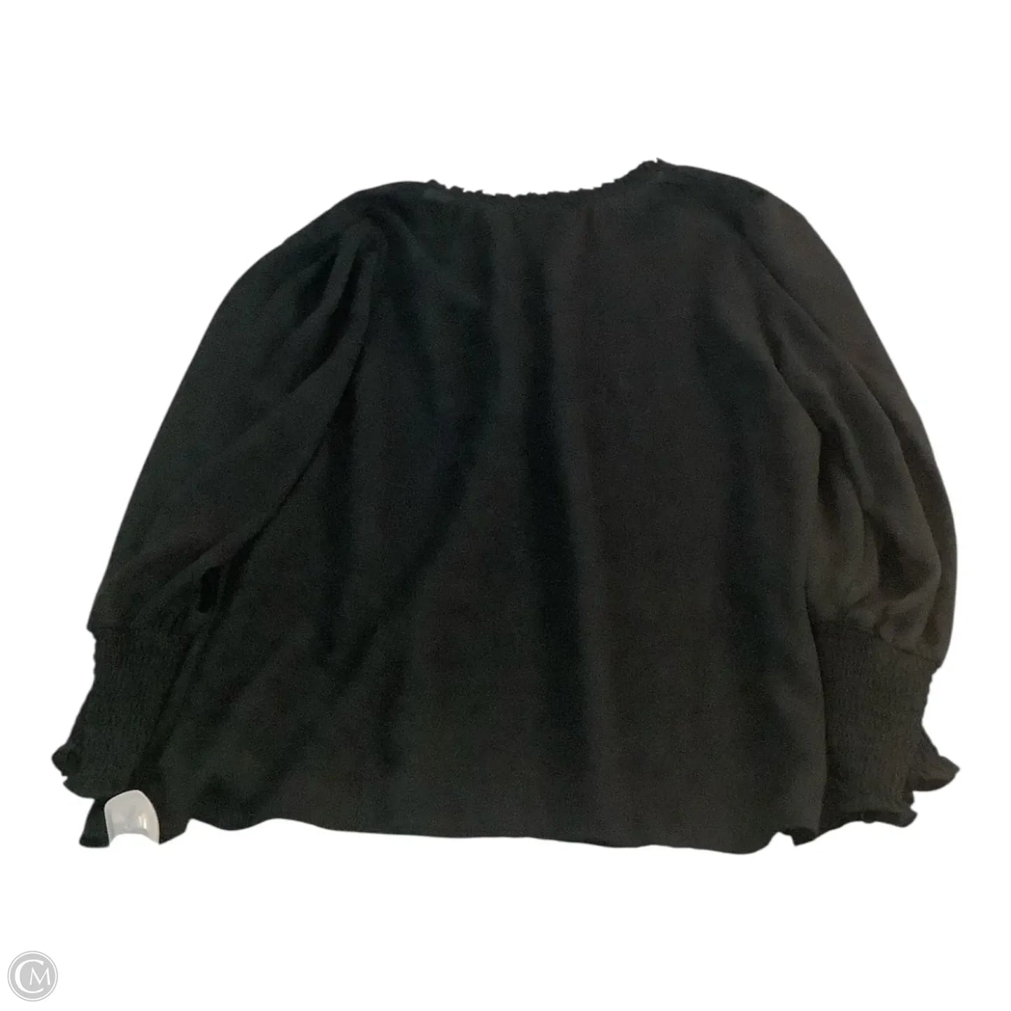 Top Long Sleeve Basic By Aqua In Black, Size: M