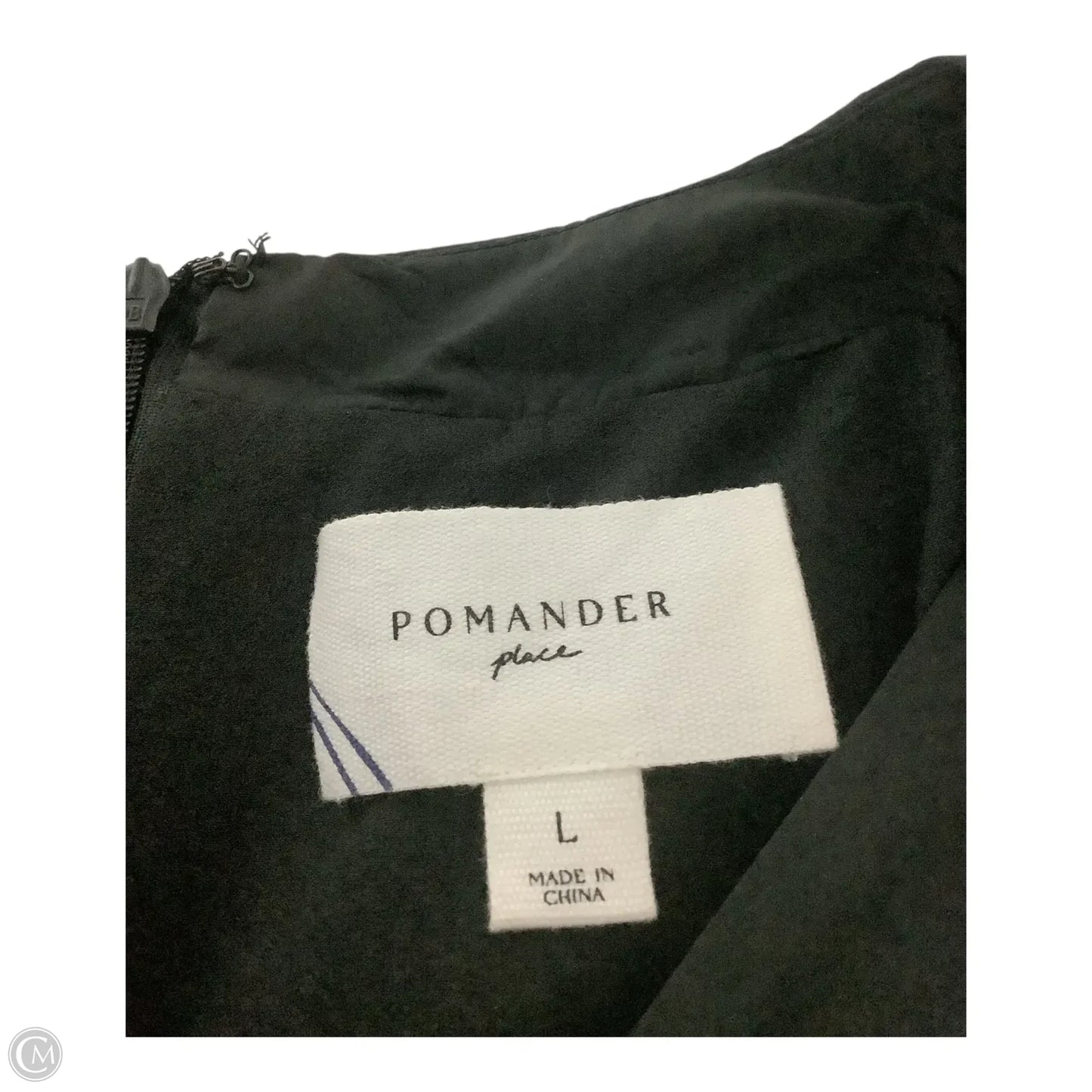 Dress Casual Midi By Pomander Place In Black & White, Size: L