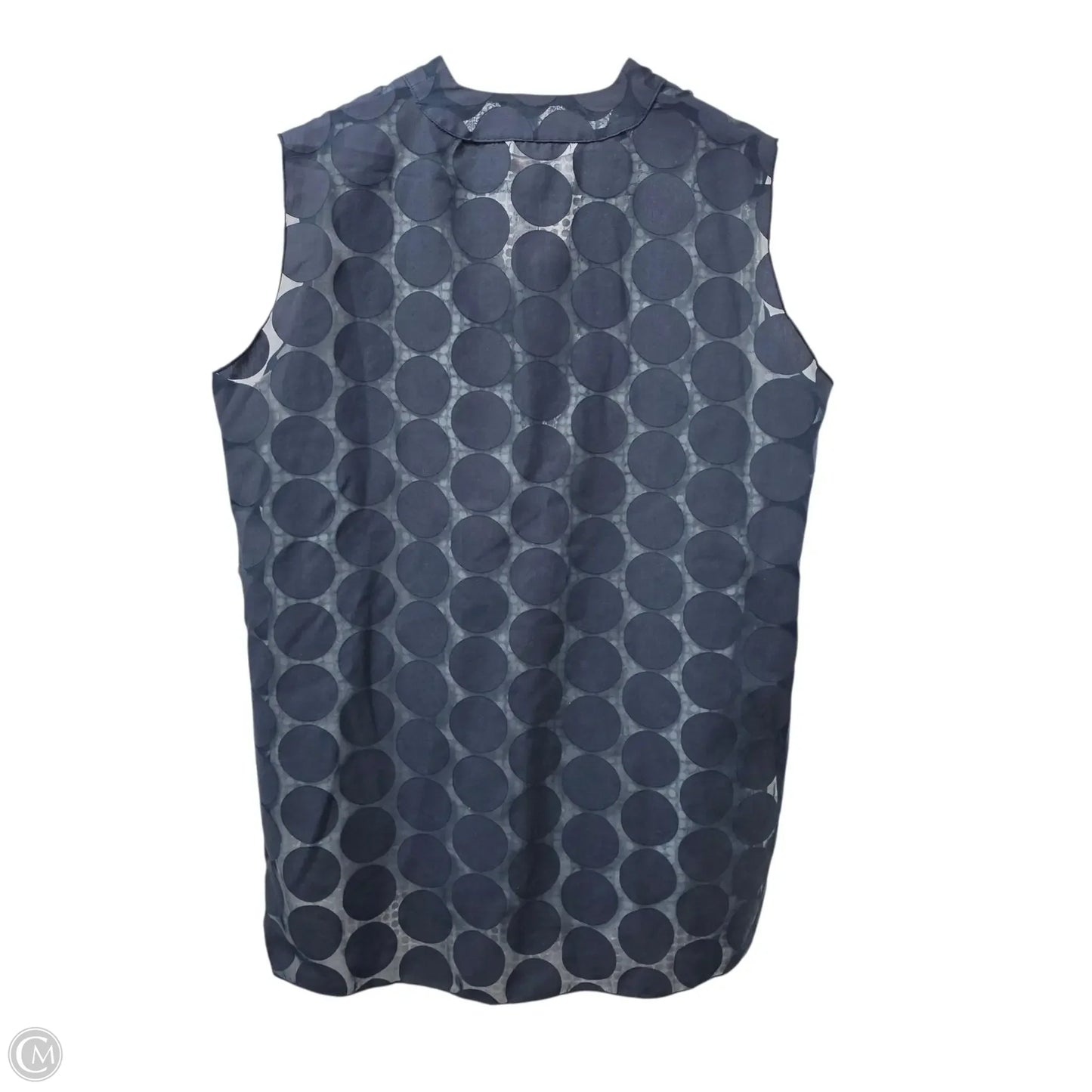 Top Sleeveless Basic By Clothes Mentor In Blue, Size: L