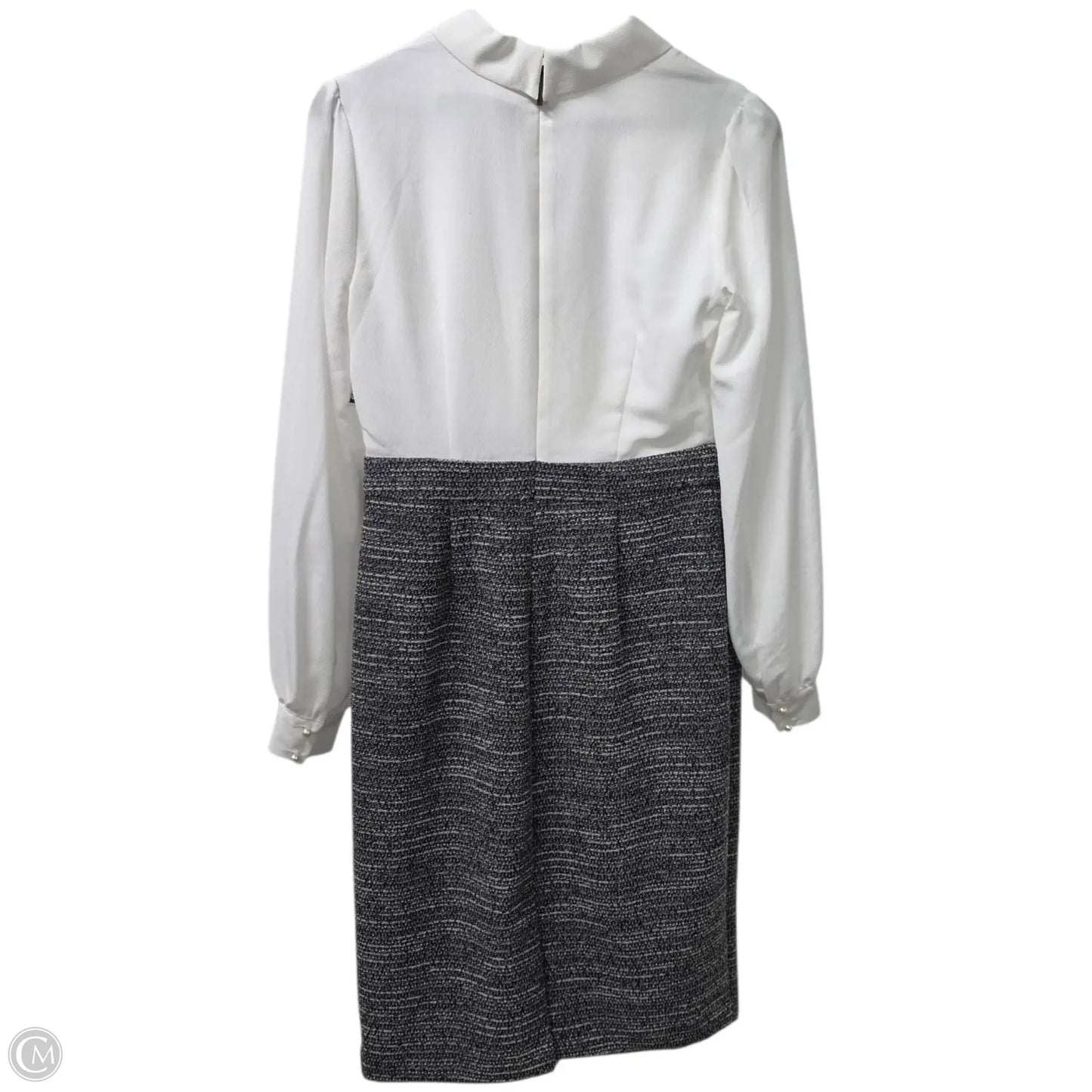 Dress Designer By Karl Lagerfeld In Black & White, Size: 4