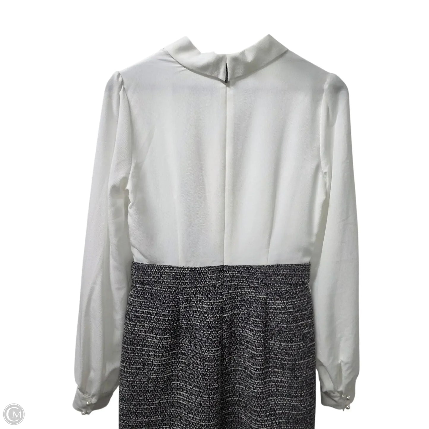 Dress Designer By Karl Lagerfeld In Black & White, Size: 4