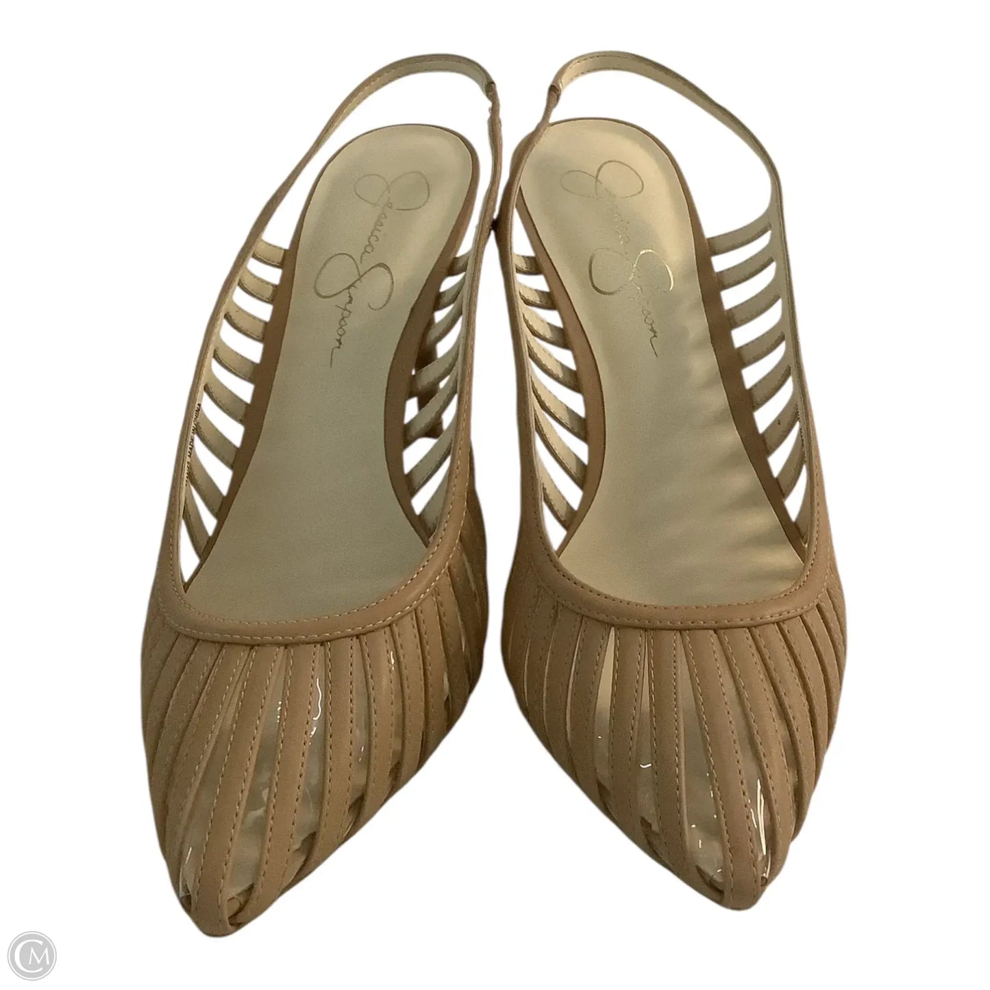 Shoes Heels Stiletto By Jessica Simpson In Tan, Size: 11