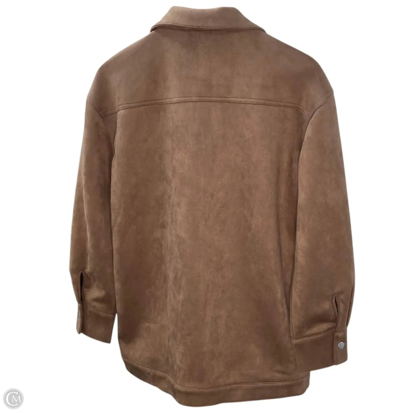 Jacket Shirt By Sincerely Jules In Tan, Size: M