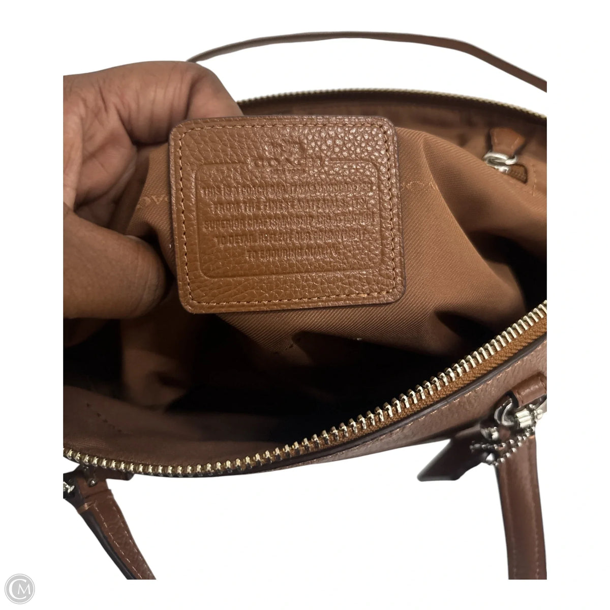 Handbag Designer By Coach, Size: Medium