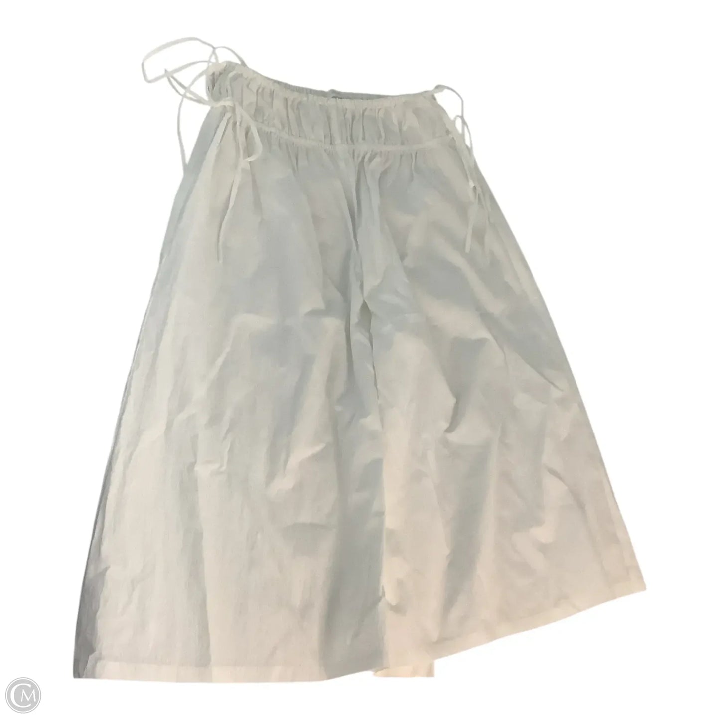 Pants Wide Leg By Zara In White, Size: M