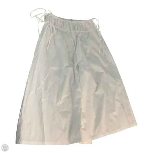 Pants Wide Leg By Zara In White, Size: M