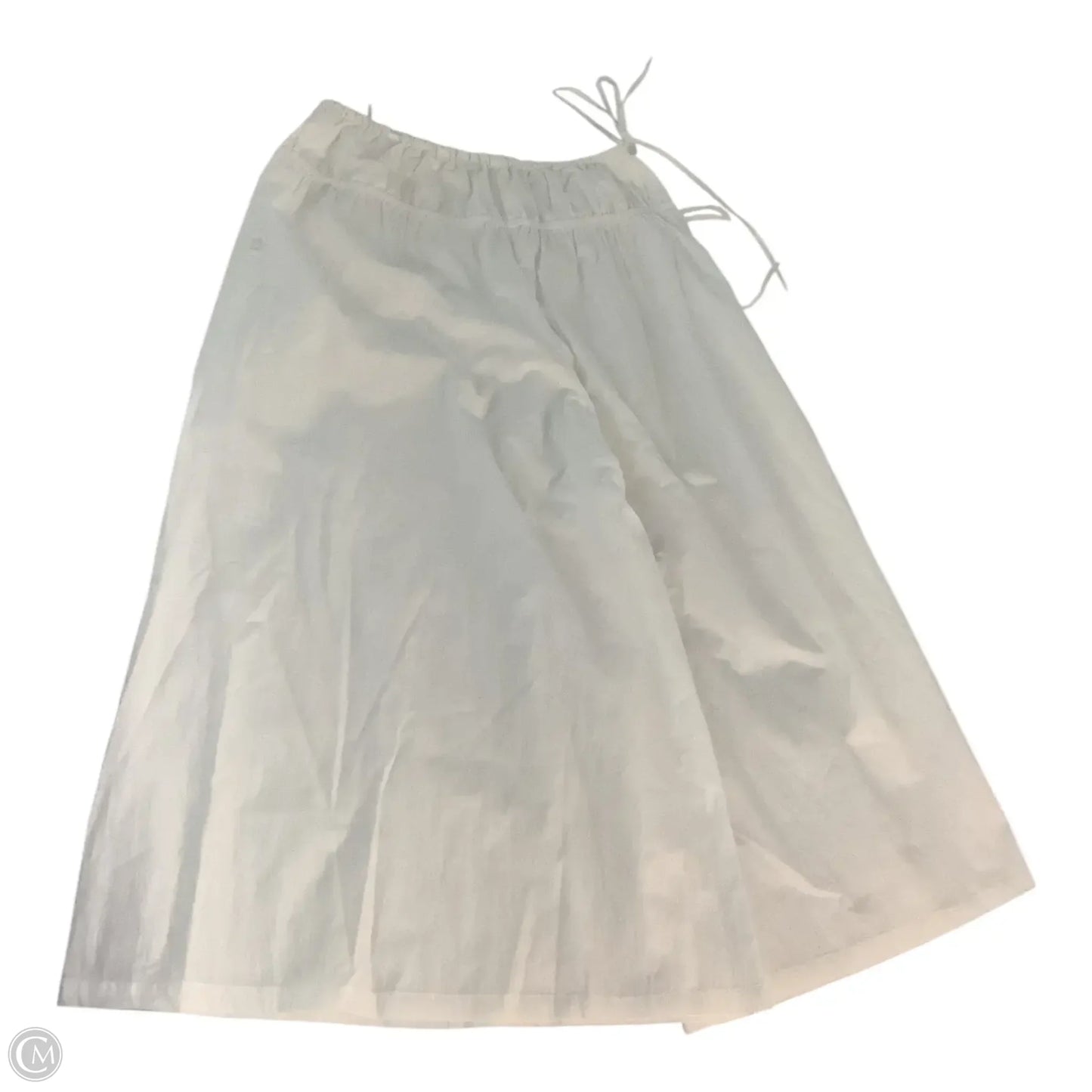 Pants Wide Leg By Zara In White, Size: M