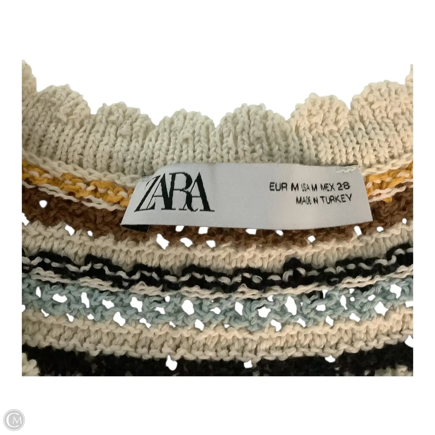 Dress Casual Maxi By Zara In Striped Pattern, Size: M