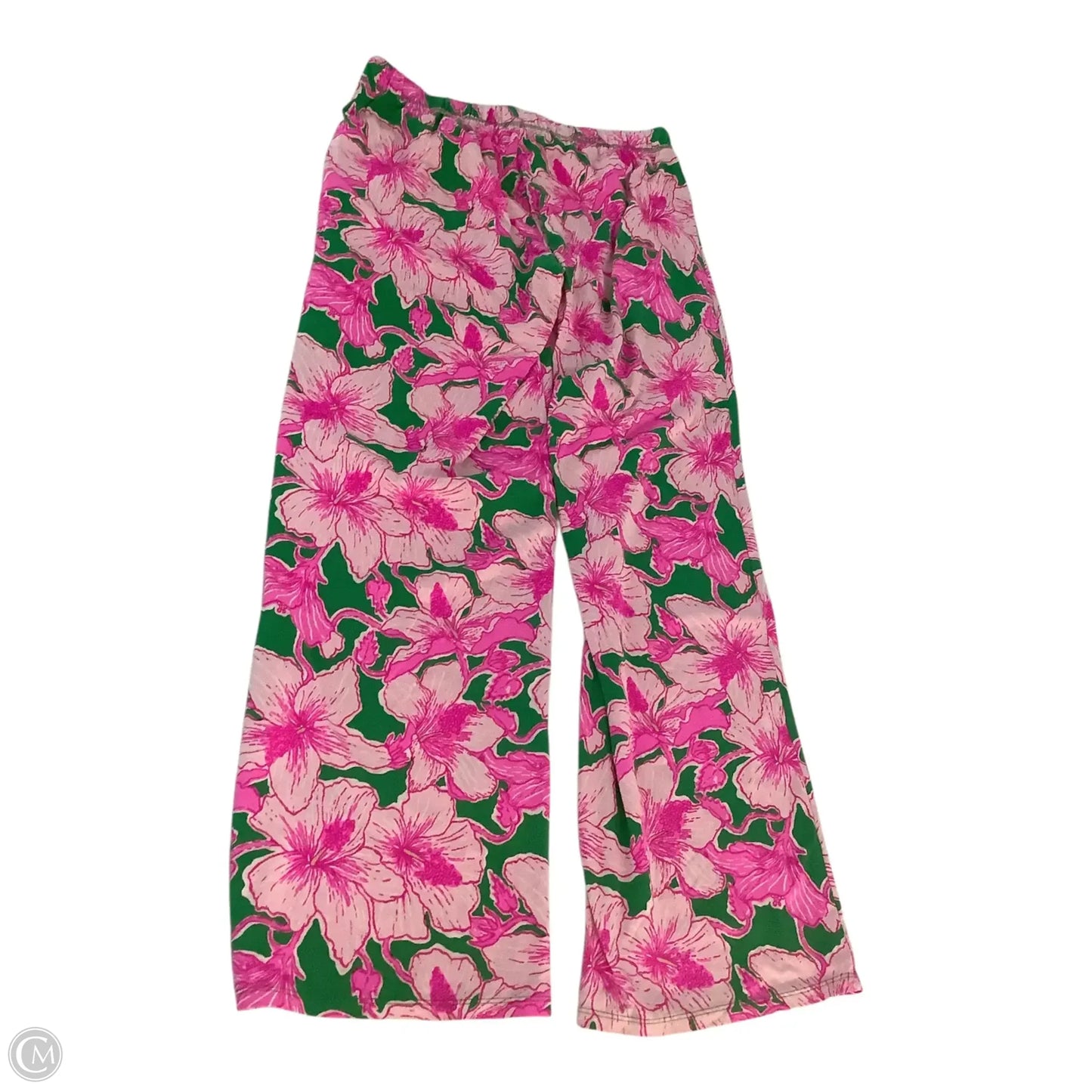 Pajamas Designer By Lilly Pulitzer In Green & Pink, Size: S